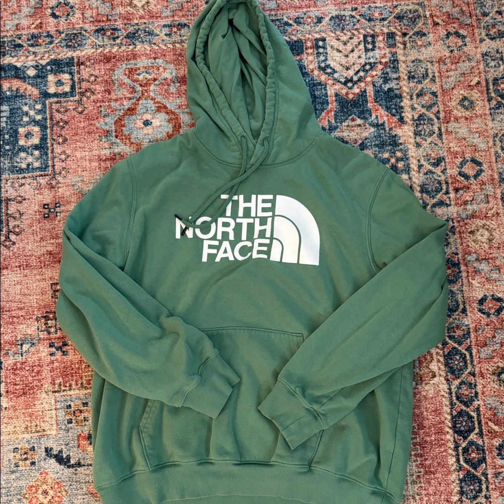 XL Men’s North Face Green Hoodie